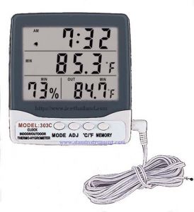 มิเตอร์วัดอุณหภูมิและความชื้น Thermometer And Humidity Meter รุ่น TH-303C
